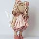 Девочка-мотылек 30 см текстильная интерьерная куколка. Интерьерная кукла. Variato handmade. Ярмарка Мастеров.  Фото №4