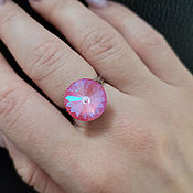 Украшения handmade. Livemaster - original item Hot Pink Ring. Handmade.