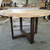 Для дома и интерьера handmade. Livemaster - original item Dining table made of oak 1200 mm. Handmade.