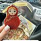 Заказать Елочная игрушка матрешка. zhukova_art_decor. Ярмарка Мастеров. . Елочные игрушки Фото №3