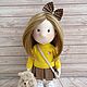 Текстильная кукла с дополнительной одеждой. Тыквоголовка. Vera's dolls. Ярмарка Мастеров.  Фото №4