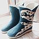 Boots - boots handmade ' Style', Felt boots, Losino-Petrovsky,  Фото №1