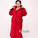 Art.4610 classic red demi-season coat. Coats. MilaMi. Online shopping on My Livemaster.  Фото №2