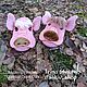 Order Felted Slippers ' piggy She and He '. shkiv. Livemaster. . Slippers Фото №3