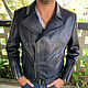 Order Python leather jacket. exotiqpython. Livemaster. . Mens outerwear Фото №3