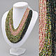 Uralskie SKAZY - necklace with beaded strands. Necklace. Altania, beaded jewelry. My Livemaster. Фото №5