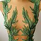 Sophisticated embroidery applique. Green twigs. Applications. MMonro (MMonro). Online shopping on My Livemaster.  Фото №2