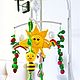 Мобиль в кроватку, baby mobile, Детский мобиль. Схемы вязания. Magic_Crochet. Ярмарка Мастеров.  Фото №6