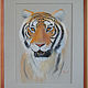  ' Tiger' pastel painting. Pictures. flamemilady. My Livemaster. Фото №6