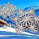 SNOWFLAKE WITH SILVERING 2 PIECES. Dream Catcher Materials. The Gift Oasis. My Livemaster. Фото №7