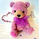Soft toy Bear plush Bear knitted plush toy. Stuffed Toys. vyazunchiki-lz (vyazunchiki-lz). Online shopping on My Livemaster.  Фото №2