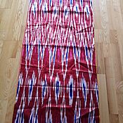 Материалы для творчества handmade. Livemaster - original item Vintage Uzbek silk ikat Han Atlas. M024. Handmade.