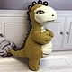 Order felt toy: Dinosaur. colorlight (colorlight). Livemaster. . Felted Toy Фото №3