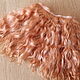 Order Mohair tress (peach) (Hair for dolls). Hair and everything for dolls. Livemaster. . Doll hair Фото №3