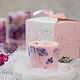 'PINK EVENING' botanical aroma candle. Candles. -shaina-. Online shopping on My Livemaster.  Фото №2
