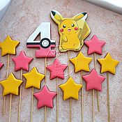 Сувениры и подарки handmade. Livemaster - original item Pikachu Gingerbread. Handmade.