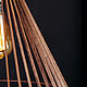 Деревянный светильник Конус палисандр, подвесная люстра из дерева. Потолочные и подвесные светильники. Деревянные светильники Woodshire (woodshire). Ярмарка Мастеров.  Фото №5