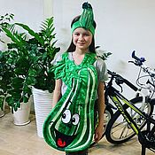 Одежда детская handmade. Livemaster - original item Funny Zucchini Costume. Handmade.