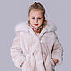 Children's natural fur coat 'Pearl'. Childrens outerwears. vse_v_shube. Online shopping on My Livemaster.  Фото №2