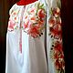 Women's embroidered blouse 'Temptation' LR3-286. Blouses. babushkin-komod. My Livemaster. Фото №4