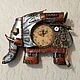 Часы в стиле стимпанк "Слон", Часы классические, Севастополь,  Фото №1