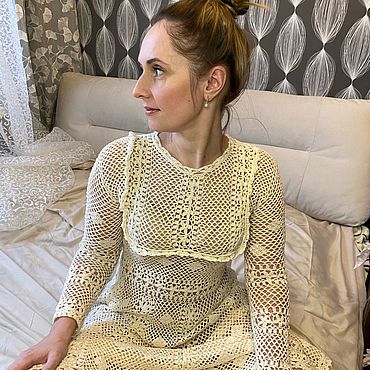 Одежда ручной работы. Ярмарка Мастеров - ручная работа Платье в стиле Диор. Handmade.