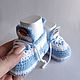 Knitted baby booties sneakers. Babys bootees. Mimi-detki. My Livemaster. Фото №4
