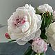Пионы из холодного фарфора. Элементы интерьера. Николаева Ирина. Created flowers.. Ярмарка Мастеров.  Фото №5