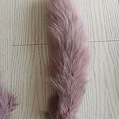Материалы для творчества handmade. Livemaster - original item The tail of the Finnish Arctic fox is beige-gray-powdery/natural fur. Handmade.