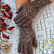 Down gloves ' Winter patterns'. Gloves. Dom-puha (dom-puha). My Livemaster. Фото №4