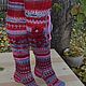Knitted stockings ' August'. Handmade stockings. Stockings. DominikaSamara. My Livemaster. Фото №5