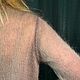Вязаная женская рубашка из кид-мохера, шелка и отделкой из люрекса. Рубашки. Lana Luxe. Ярмарка Мастеров.  Фото №12