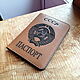 Passport cover genuine leather. Passport cover. Gothicleather. My Livemaster. Фото №5