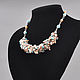 I will draw with chalk the sea and flowers - necklace No. №2. Necklace. Altania, beaded jewelry. My Livemaster. Фото №5