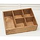 Wooden box with partitions. Packing box. Именные сувениры и деревянная упаковка. Online shopping on My Livemaster.  Фото №2