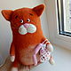 Order Fat red cat, felted. lilu. Livemaster. . Felted Toy Фото №3
