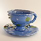 teacups: Jasmine. Single Tea Sets. Mila. My Livemaster. Фото №5