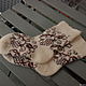 Socks cozy white patterned Burgundy vine. Socks. wool_sock Julia. Online shopping on My Livemaster.  Фото №2