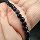 Women's beads made of natural stones sapphire 2 mm. Beads2. Iz kamnej. Интернет-магазин Ярмарка Мастеров.  Фото №2