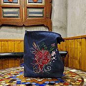 Дизайнерский платок с арт-принтом  "Совы Тукур"