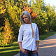 Блузка с орнаментом "Поступь Неба и Земли", Блузки, Москва,  Фото №1