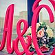Large letters and numbers. height 1 meter. Wedding accessories. derevyashka56. Online shopping on My Livemaster.  Фото №2