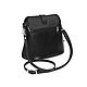 Order  Leather handbag women's black Leila Mod. S42t-711. Natalia Kalinovskaya. Livemaster. . Crossbody bag Фото №3