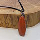 Red Jasper Pendant Drop of Flame. Pendants. Selberiya shop. Online shopping on My Livemaster.  Фото №2