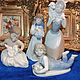 Винтаж: Nao By Lladro.Девочка.Кукла.Козленок.Клоун.Статуэтка.Испания, Статуэтки винтажные, Тамбов,  Фото №1