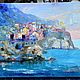 Oil painting 'Manarola, Italy'»,60-50,framed. Pictures. Zhanne Shepetova. My Livemaster. Фото №6