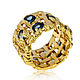Gold ring with sapphires 6,96 ct German Kabirski. Rings. yakitoriya. Online shopping on My Livemaster.  Фото №2