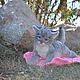 Котёнок игрушка ручной работы. Тедди Зверята. Рушана Тим. (rushanatim). Ярмарка Мастеров.  Фото №4