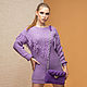 Lilac boho Dress. Dresses. SHAPAR - knitting clothes. My Livemaster. Фото №5