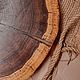 Заказать Часы лофт из спила черного ореха. Wood Magic. Ярмарка Мастеров. . Часы классические Фото №3